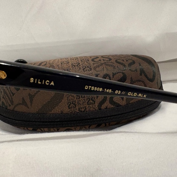 NEW! DITA SILICA DTS508-03-GLD-BLK; BLACK/GOLD W/GREY-BLACK FLASH LENS 100% AUTH - Picture 8 of 8